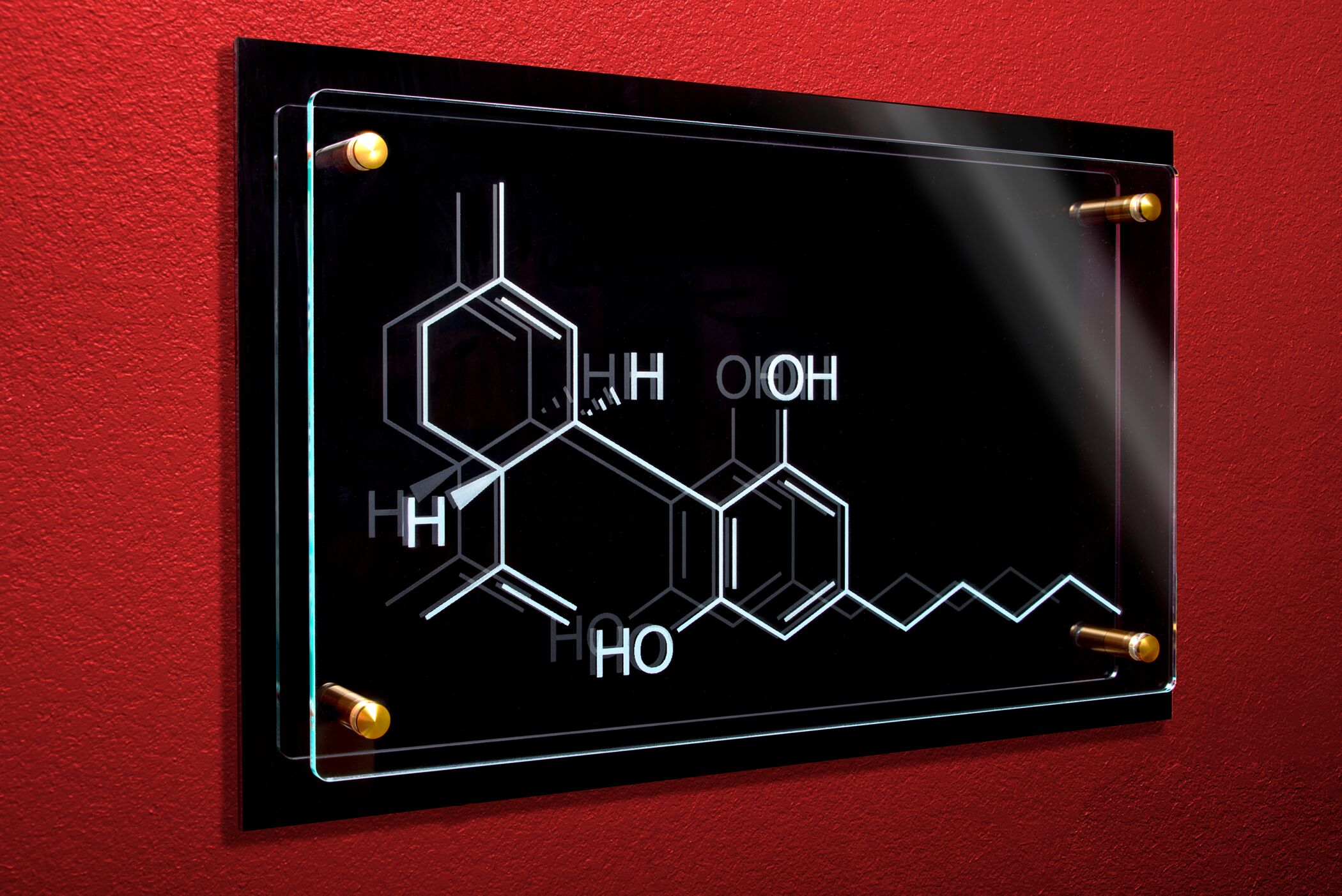 CBD Symbol Display Bud Bar Displays