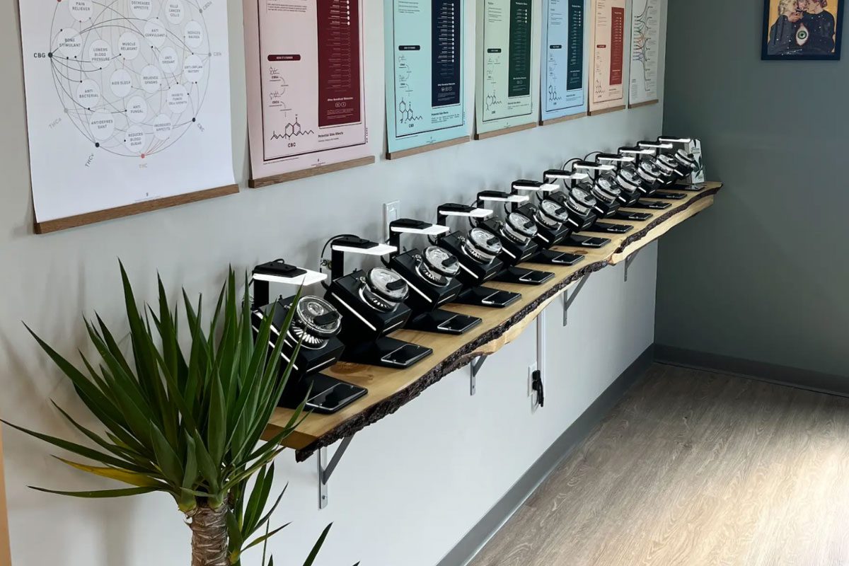 Multiple Starlight™ marijuana sniff jar Displays installed at Joint Operations